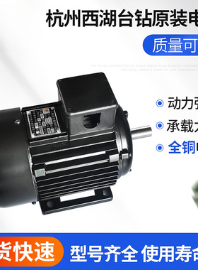 杭州西湖台钻电机YS7114T YS7124T YS8036T三相异步380V马达