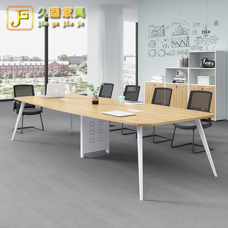 厂家直供办公家具小型会议桌长条桌简约现代培训接待洽谈桌椅组合