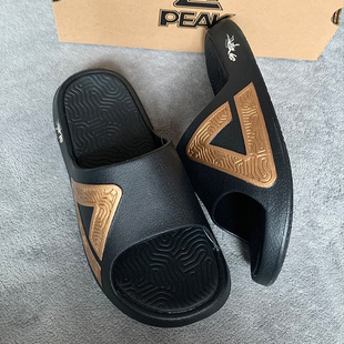 peak/匹克态极拖鞋男女款夏季新款黑金骨龙室内外篮球运动凉拖鞋