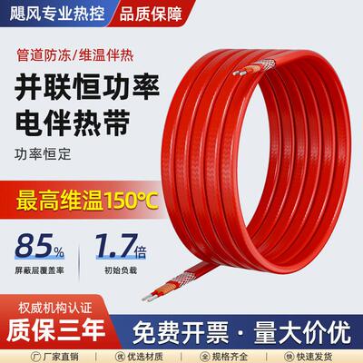 并联恒功率伴热带RDP2-J3/J4抗腐蚀耐高温伴热带管道电加热带220V