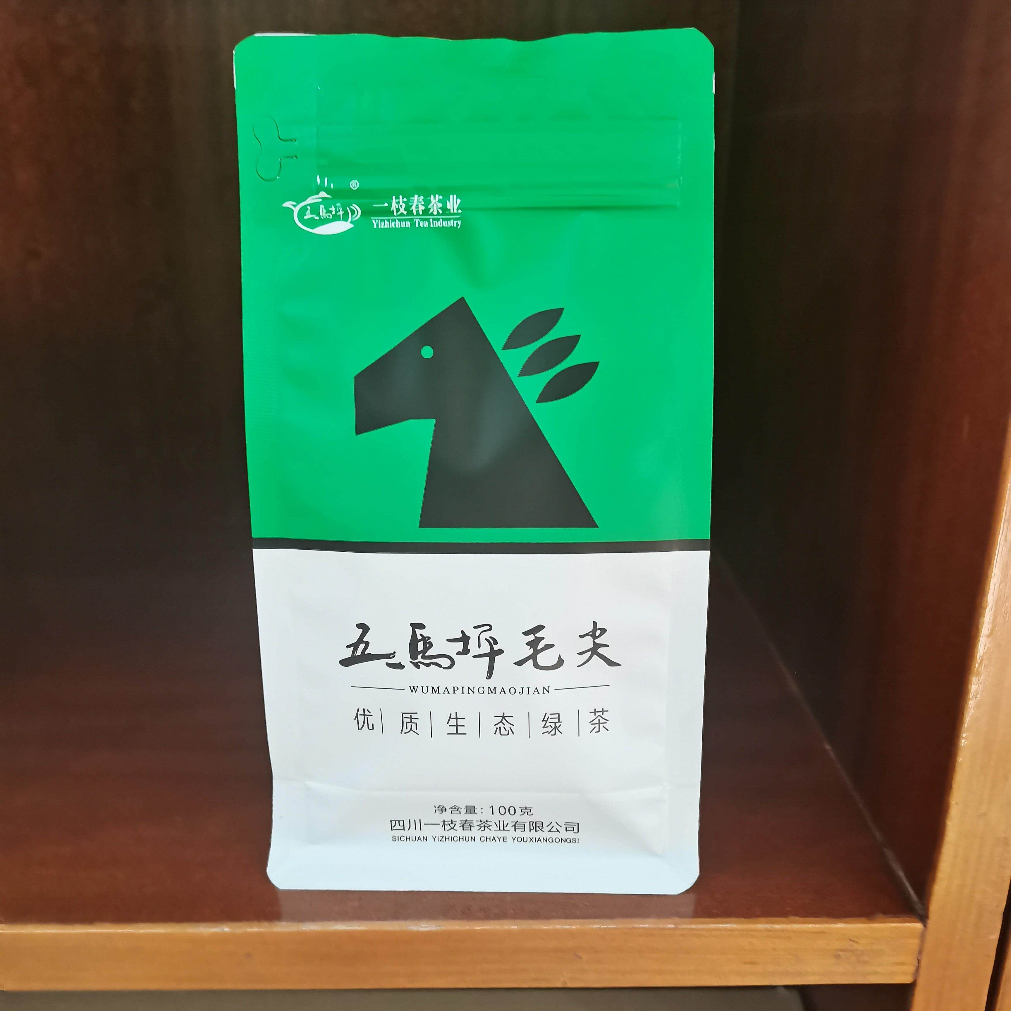 四川一枝春茶业五马坪毛尖生态沐川绿茶100g袋装峨眉山茶2026新茶