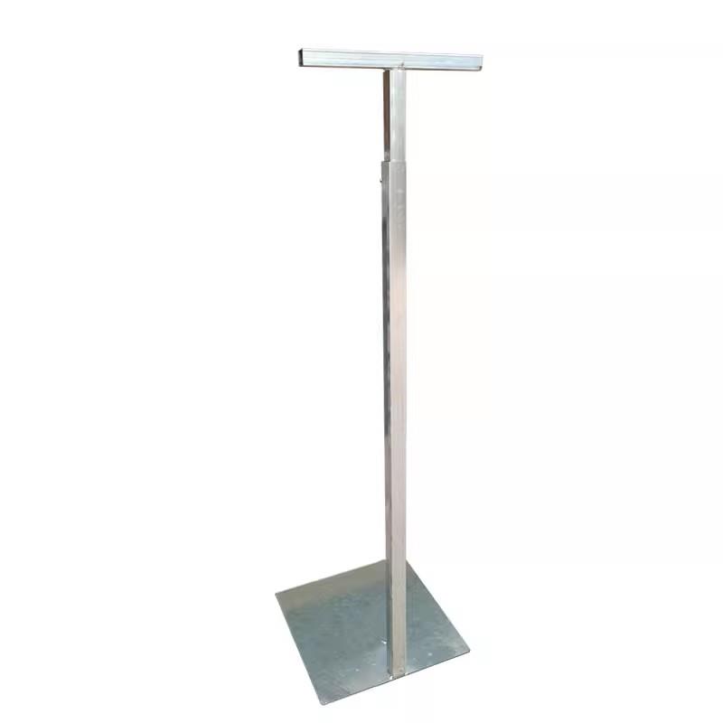 婚庆kt板支架背景广告牌铁艺伸缩架铁底座可升降简易海报背撑立柱