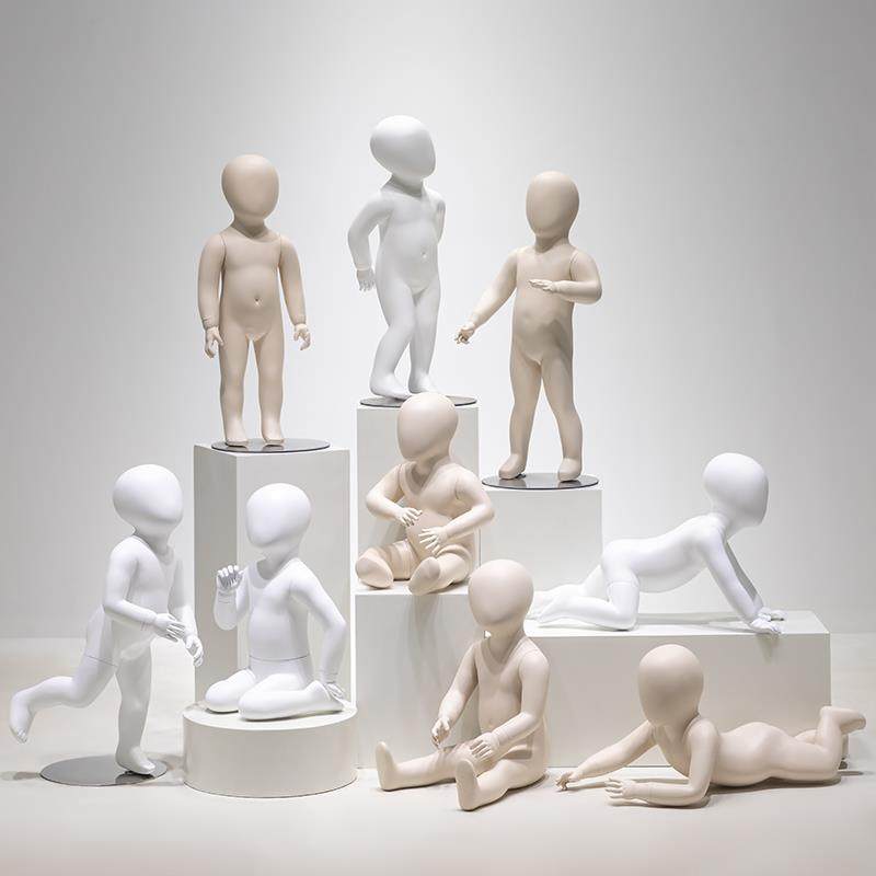 婴儿模特道具儿童服装人偶童装店男女小孩展示架全身幼儿宝宝模型