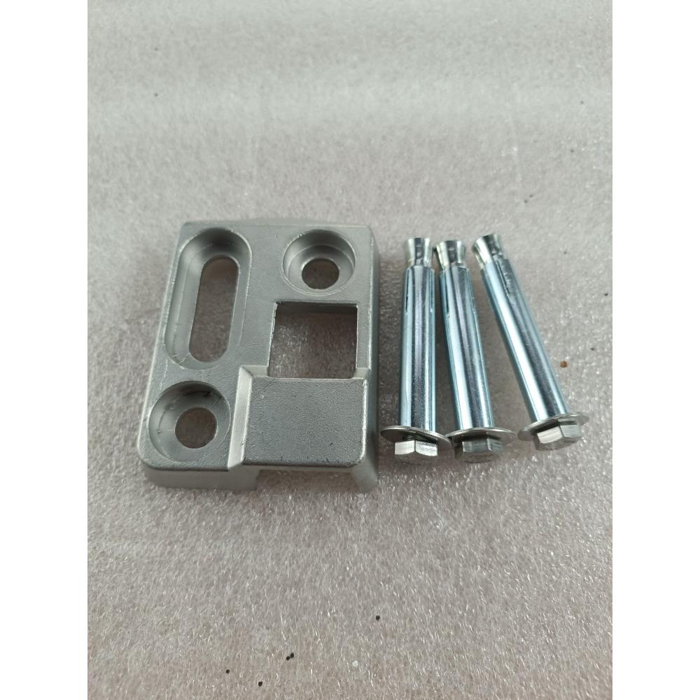 阿尔卡诺平开门电机挡铁八字滚轮机不锈钢挡铁锁块关门限位