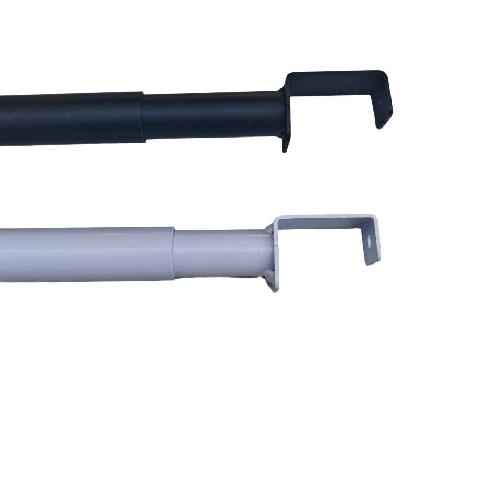 衣柜挂衣杆圆管配件服装店挂衣货架蝴蝶扣货架挂衣杆加固横梁