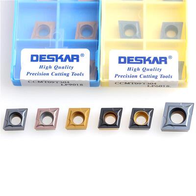 戴斯卡数控镗孔刀片CCMT09T304 LF6018菱形不锈钢内孔车刀粒