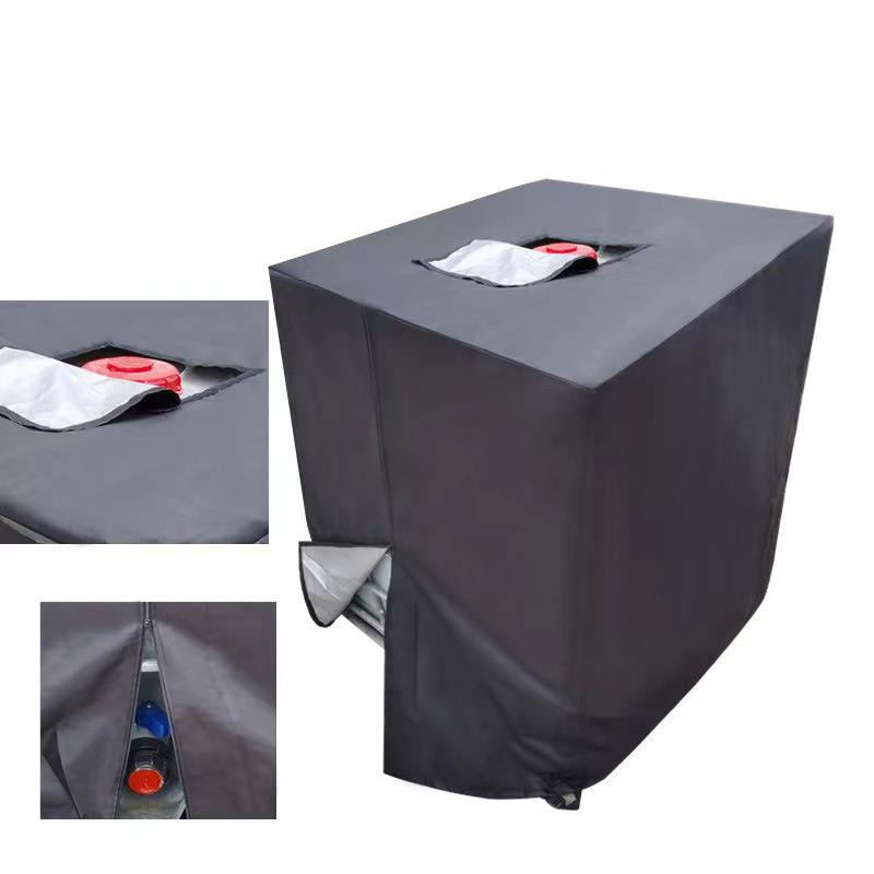 跨境420DIBC吨桶罩水箱罩1000L户外防水防尘隔热工厂可制水桶罩