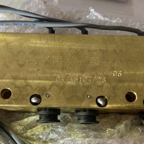 {议价}美国久益 100183011 配液块组件