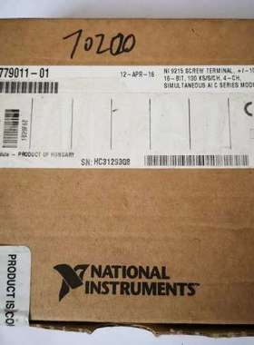 {议价}NI 9215  779011-01采集卡