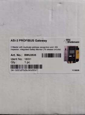 {议价}BWU2535，Bihl+Wiedemann必威+AS-+i