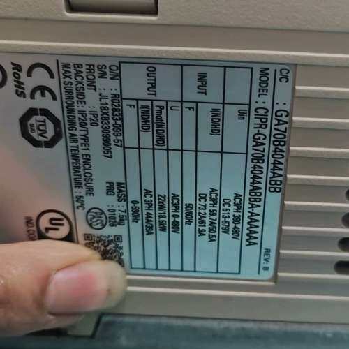 {议价}安川变频器CIPR-GA70B4044ABBA-AAAAAA