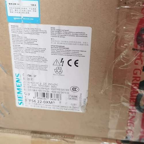 {议价}接触器 3TF5622 0XM0 220v识货的来