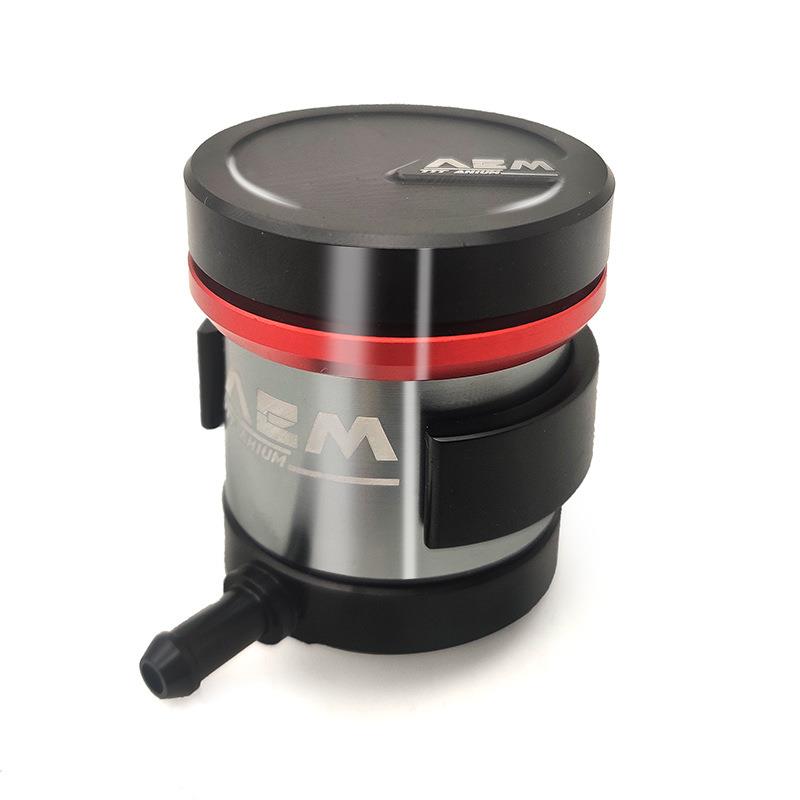 摩托车改装直推上泵金属油壶 通用刹车上泵油杯CNC铝合金油杯大排