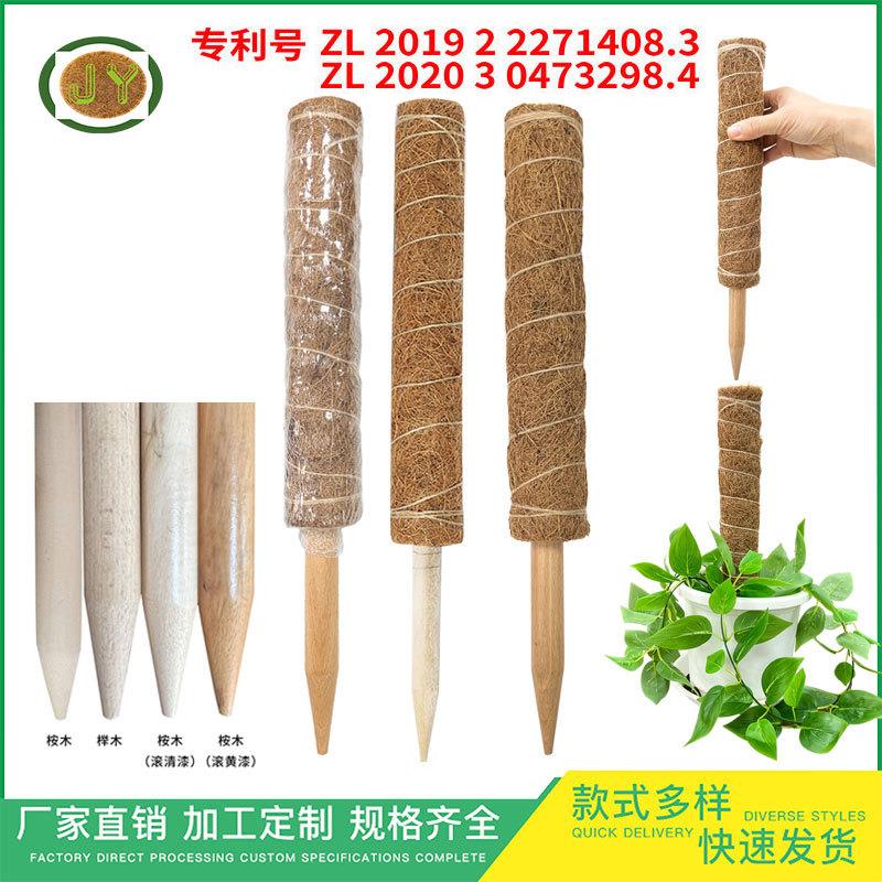 厂家供应植物攀爬杆爬藤椰棕棒可延长椰棕绿萝园艺支柱