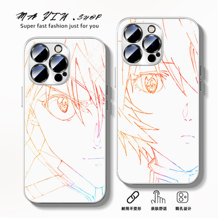 适用oppofindx8手机壳x7ultra一加13保护套eva新世纪福音ace5绫波丽3v磨砂reno12高级13pro明日香k12x肤感a5