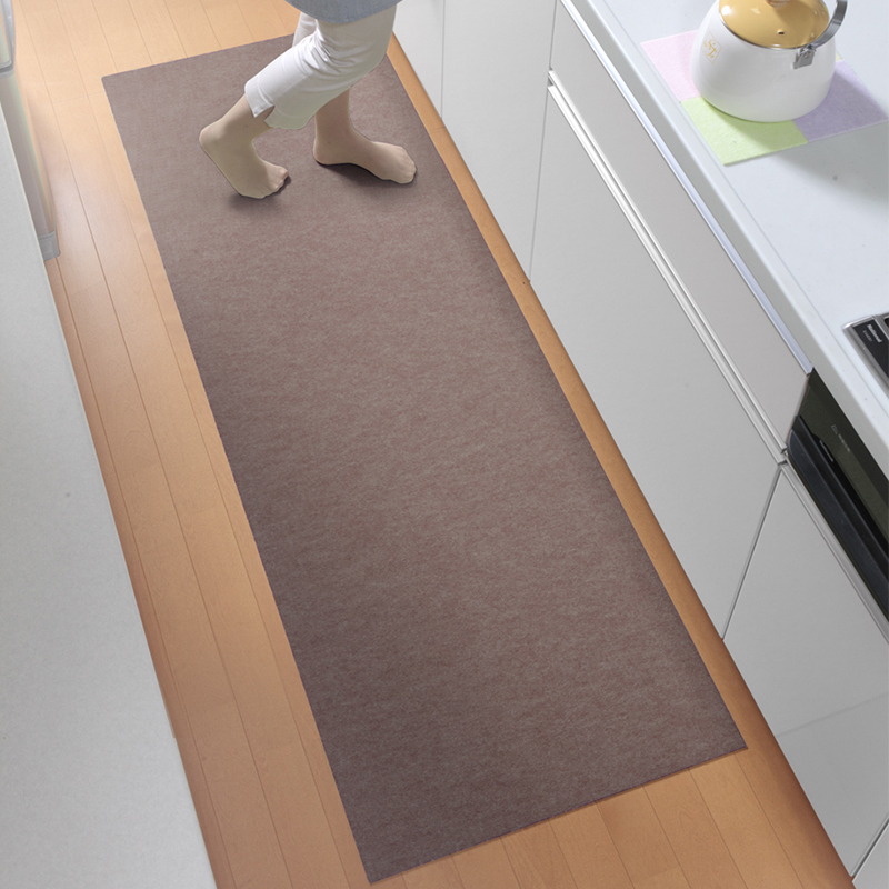 日本进口厨房地垫防滑防油可擦免洗脚垫子家用防水耐脏整铺地毯