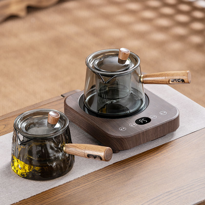 加厚玻璃侧把壶耐高温泡茶器家用电陶炉煮茶壶套组小型炉过滤茶具