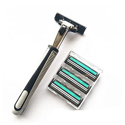 极速HEYU Mens Razor  Twin Blade  For an Ultra Soothing and