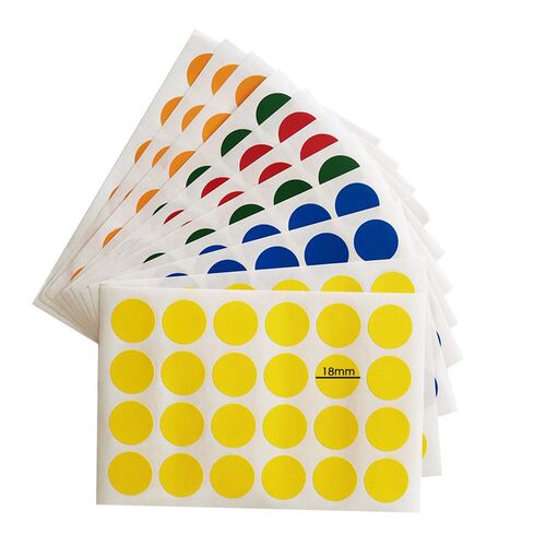 极速Wholesale Color Dot Round Sticker Label Hand Made Sticke