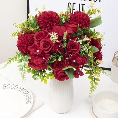 极速White Dandelion Combination Bouquet Nordic Simulation Fl