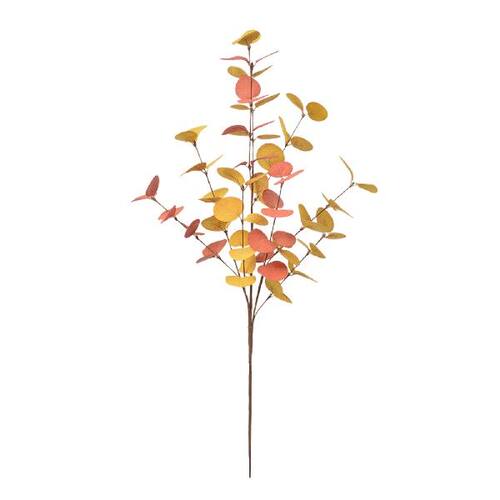 极速1pc Fall Artificial Eucalyptus Leaves Fake Plant for Vas