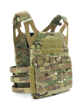 极速AFG猿力 复刻CP JPC1.0轻量化战术背心 Molle侧围 消光500D V