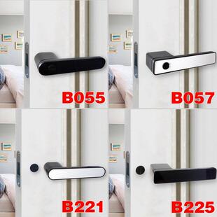 极简生态门锁户内门锁户内无障碍豪华磁静音木门单把手锁橙黑灰