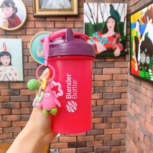 美国blender bottle摇摇杯蛋白粉代餐奶昔搅拌杯健身运动刻度便携