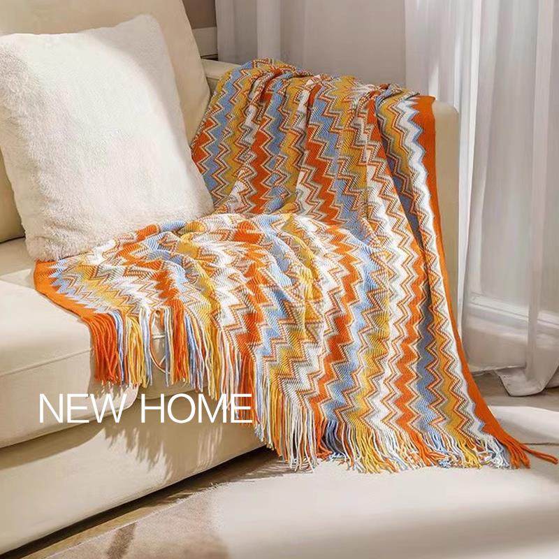 波西米亚毯子盖毯沙发毯披肩毯民宿床尾巾民族风房间装饰露营搭毯,床上用品,休闲毯/毛毯/绒毯,淘宝优惠券,粉丝福利购,淘宝优惠卷