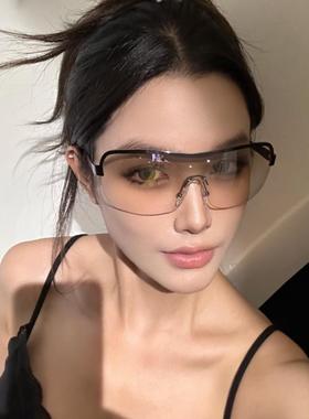 日夜两用太阳眼镜公路自行车防风运动墨镜夜骑跑步马拉松骑行护目