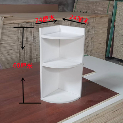 角柜置物架转角墙角柜三角形拐角柜卧室角落收纳边角柜实木免漆q.