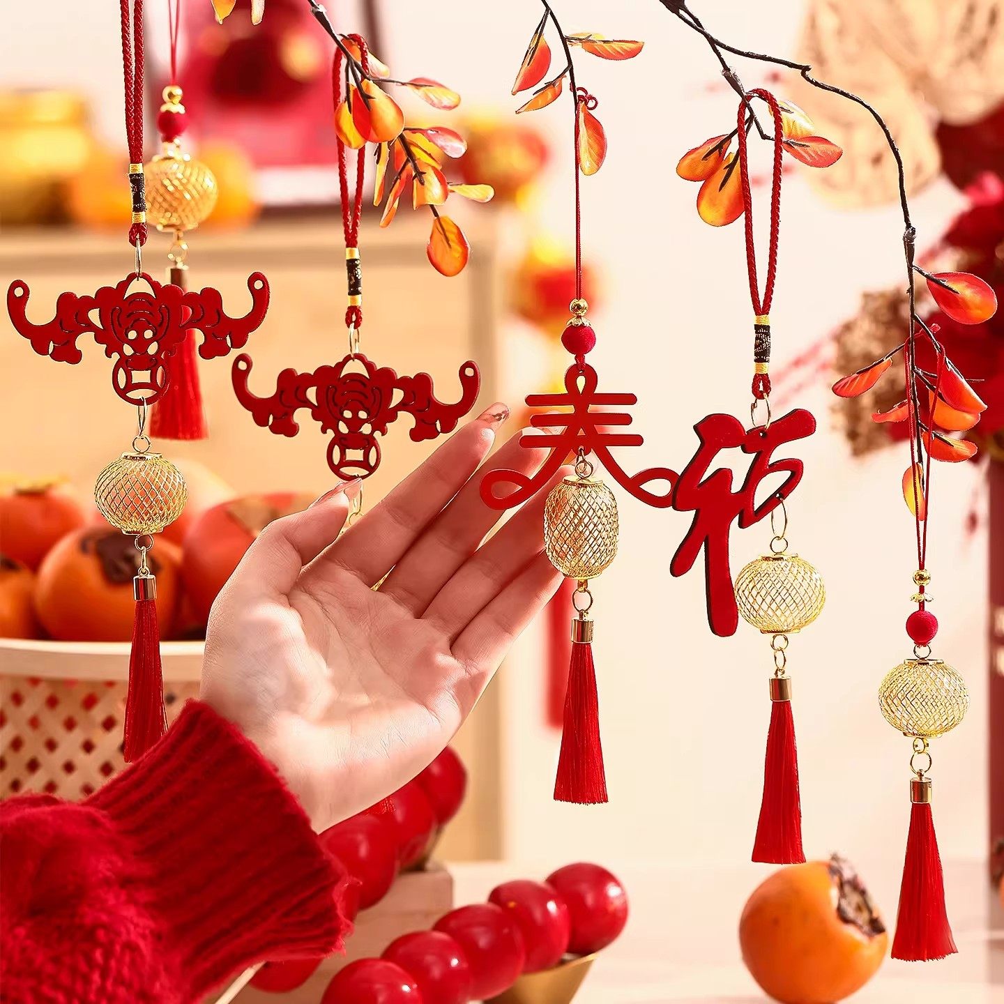 2026马年春字灯笼挂件新年春节家居绿植盆栽吊坠挂饰喜庆氛围装饰,节庆用品/礼品,挂饰/生肖挂饰,淘宝优惠券,粉丝福利购,淘宝优惠卷