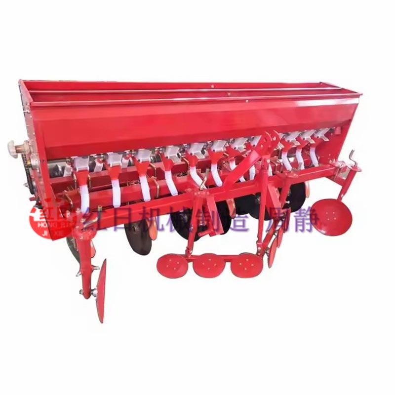 农业用拖拉机带小麦播种机 牵引式播种施肥一体机 荞麦播种机