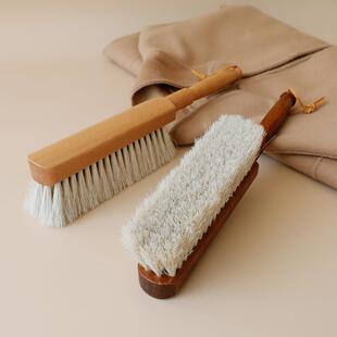羊毛大衣打理刷白马鬃静电除毛刷羊绒毛呢刷毛扫床刷子