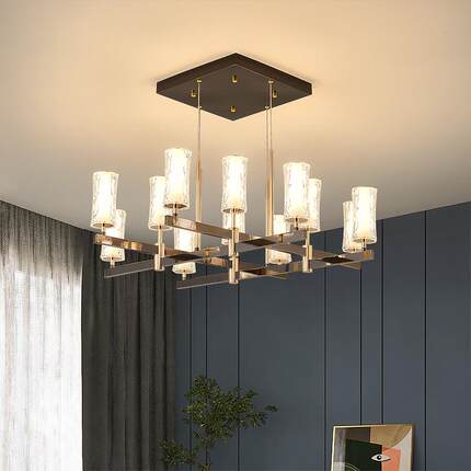 吊灯客厅灯轻奢大气新款现代简约北欧餐厅卧室极简LED吊灯装饰灯