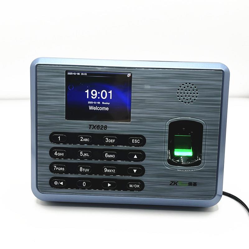 TX628英文指纹考勤机 中控英文考勤机 英文外贸考勤机可加ID/IC卡