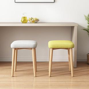 小凳子家用矮凳可叠放椅子仿实木餐厅休闲时尚餐椅简约现代化妆凳