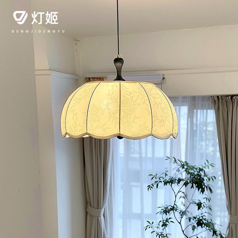 南阳风卧室吊灯日式复古诧寂风布拉格温馨网红法式茶室民宿房间灯