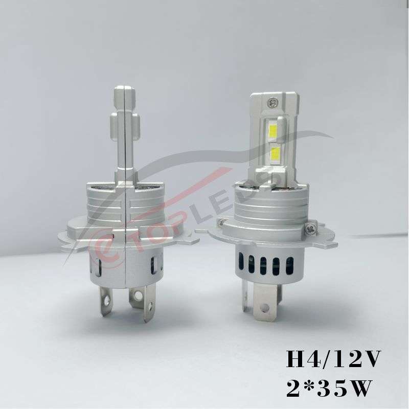 新款直插一体式汽车前大灯雾灯LED灯泡迷你内置跨境高亮聚光H7