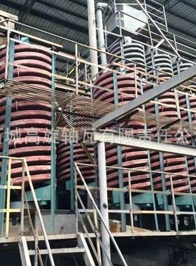 尾矿富集重选设备厂家现货5LL-1500型螺旋溜槽钛铁矿重选溜槽