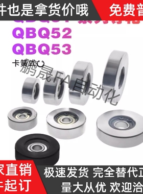导向轮QBQ51 52 53 56-D30 D40 D50 D60 D100平面轮 圆柱型