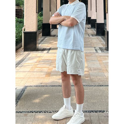 LU感夏季男生7寸短裤轻薄透气