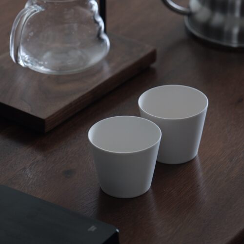 日式极简陶瓷咖啡手握杯猪口杯