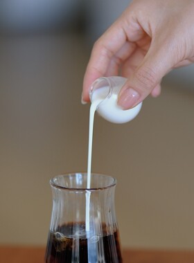 咖啡店出品小奶缸小糖缸迷你透明玻璃浓缩咖啡小壶糖浆蜂蜜小缸