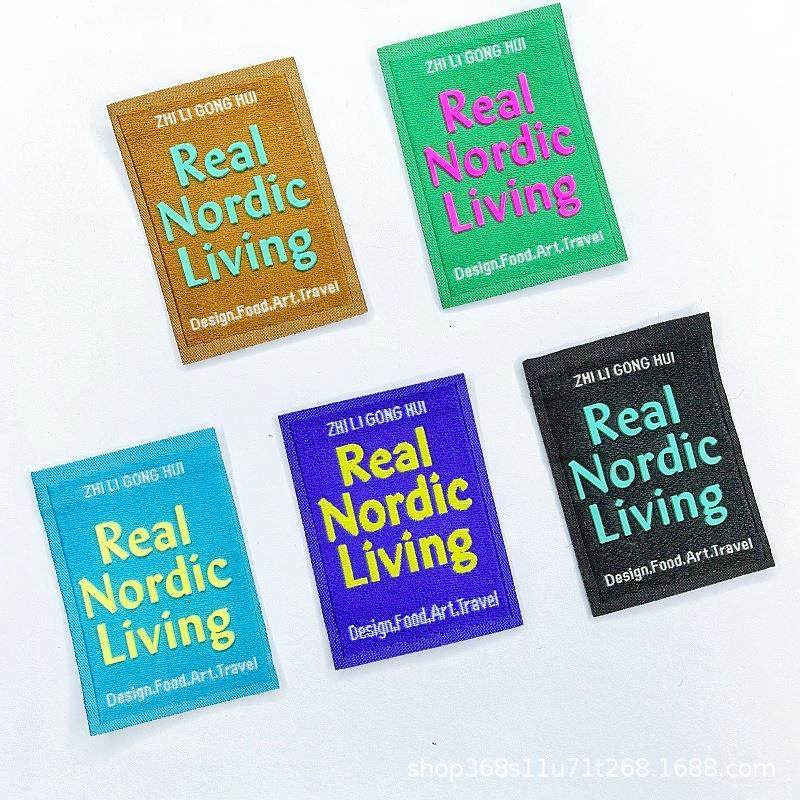 现货胶印滴塑补丁硅胶贴辅料夹标布贴商标服饰帽子手套皮标服装