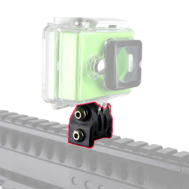 运动相机 Gopro 摄影机记录仪山狗支架 20mm皮轨鱼骨夹具