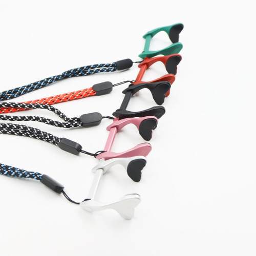 游泳鼻夹防呛水 多色专业自由潜水鼻夹铝合金鼻夹带绳带收纳盒