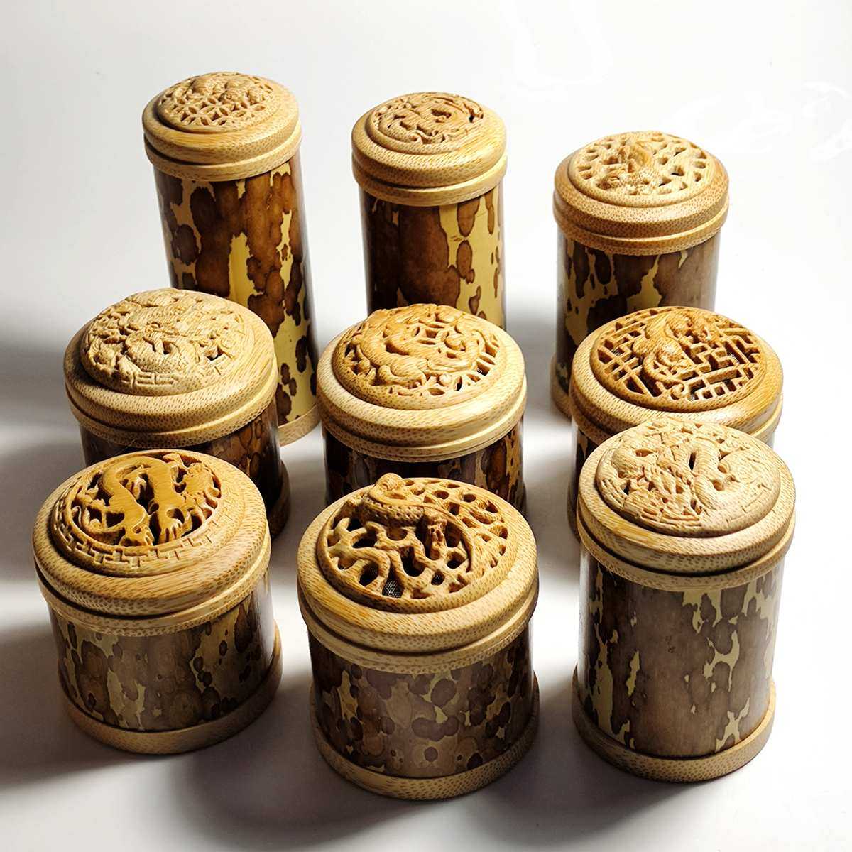 新疆包邮天然梅妃竹雕刻把玩蝈蝈虫子罐具件件罐盒蛐蛐蛉文玩虫手,特色手工艺,竹编/竹雕,淘宝优惠券,粉丝福利购,淘宝优惠卷