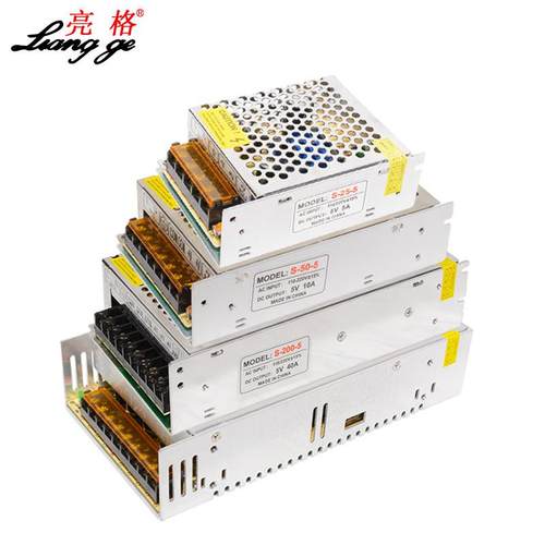 5V开关电源S-350-5直流稳压5V2A3A5A8A10A12A20A30A40A50A60A70A