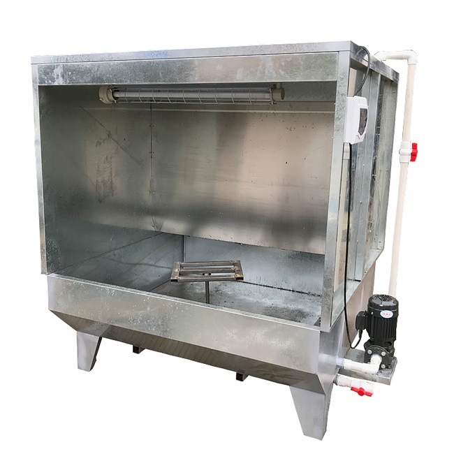 环保型水帘柜喷漆台水循环喷漆箱烤漆房漆雾净化水V帘机小型除尘